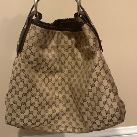 Authentic Gucci Monogram Hobo - Picture 1 of 6